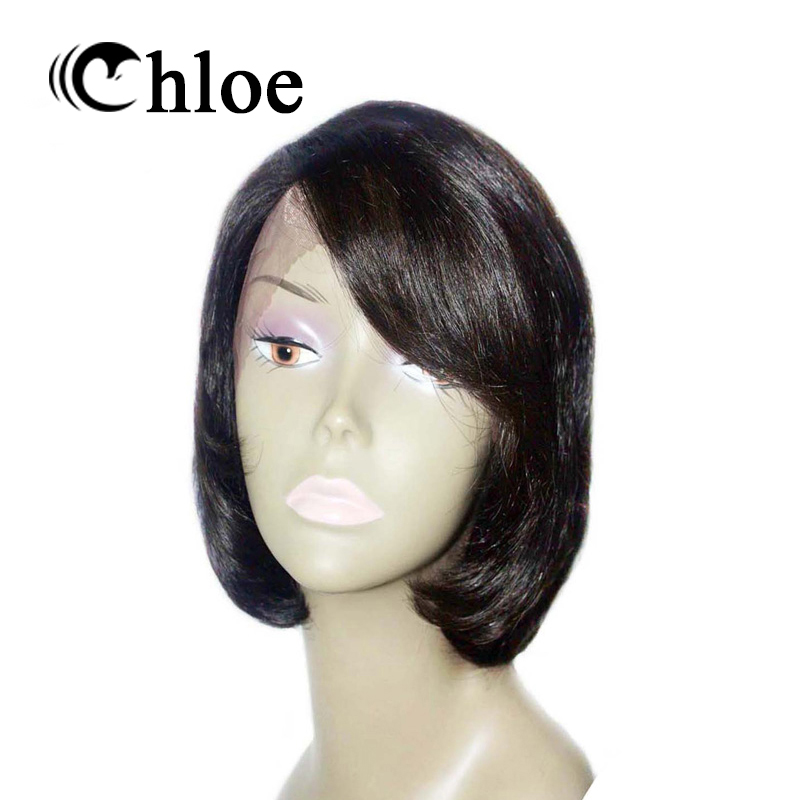 Ŭ    ª ü ̽ ΰ Ӹ    ̽ ̺ /Chloe Brazilian Remy Hair  Short Full Lace Human Hair Wigs for Black Women Bob LaceBaby Hair